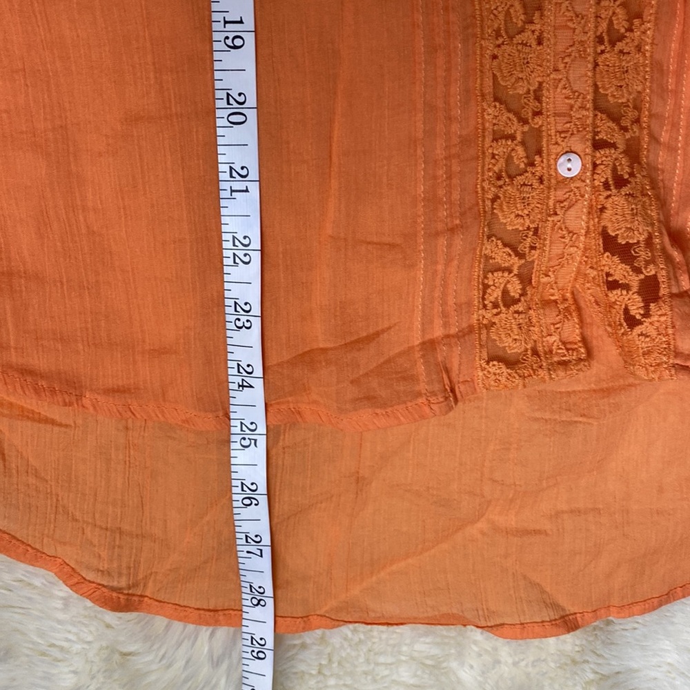 Free People Clemence Buttondown - Super Tropical Size XL - Picture 17 of 17